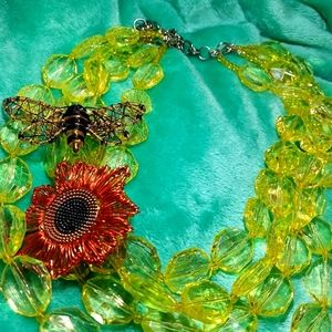 Sassy Jones Yellow Penelope necklace